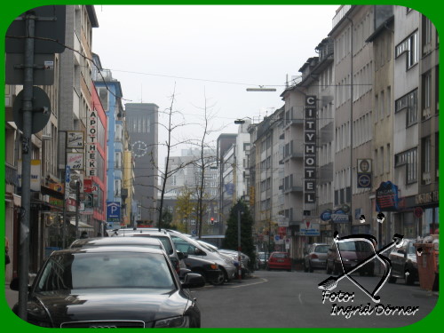 Bismarckstr. mit Blick zum Hauptbahnhof